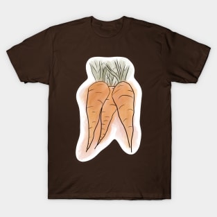 Watercolor Carrots T-Shirt